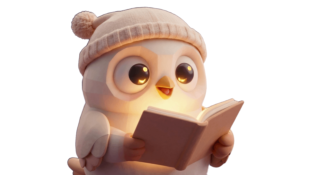 Momo, het slaperige nacht-uiltje met slaapmuts